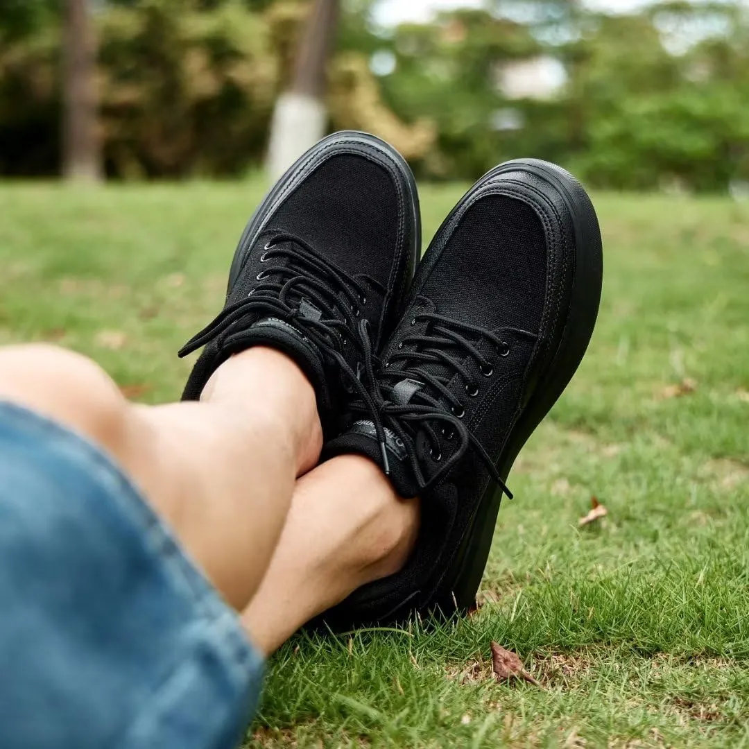 Men's Orthopedic Fashion Sneakers for Plantar Fasciitis: Casual Supportive Cushioned Walking Shoes for Flat Feet and High Arch, Comfortable Arch Support Shoes for Foot and Heel Pain Relief