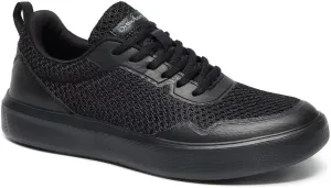 Men's Orthopedic Fashion Sneakers with Arch Support: Comfortable Orthotic Shoes for Plantar Fasciitis, Adjustable Supportive Flat Feet Walking Shoes for Foot and Ankle Pain Relief