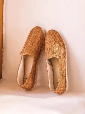 Men's raffia espadrilles - DAMASC