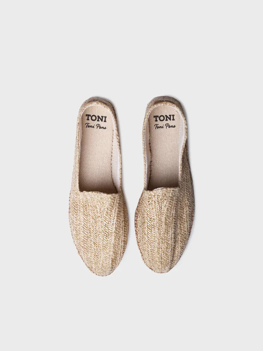 Men's raffia espadrilles - DAMASC