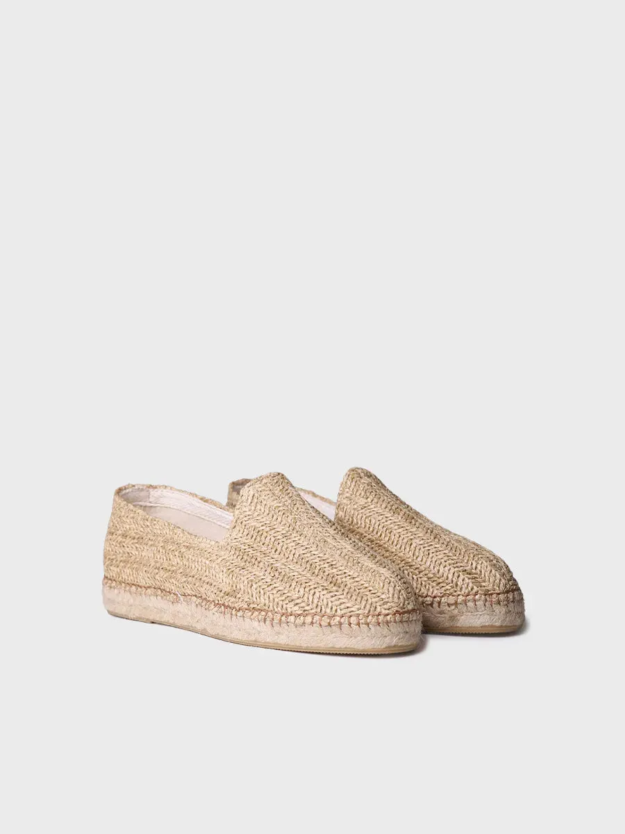 Men's raffia espadrilles - DAMASC