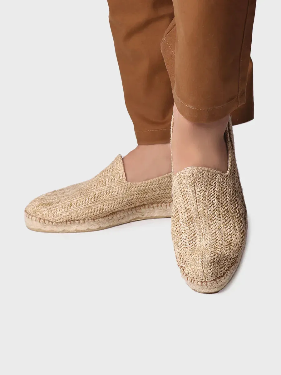 Men's raffia espadrilles - DAMASC