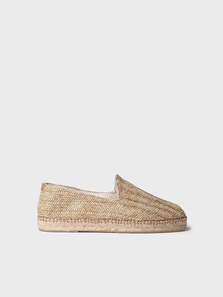 Men's raffia espadrilles - DAMASC
