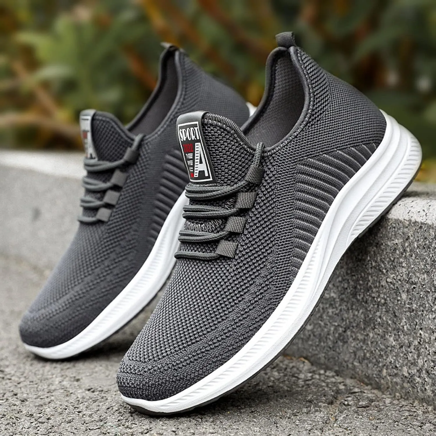 Mens Tennis Shoes Mens Slip on Shoes Sneaker for Men Slip on Shoe for Men Comfortable Running Trail Sneaker