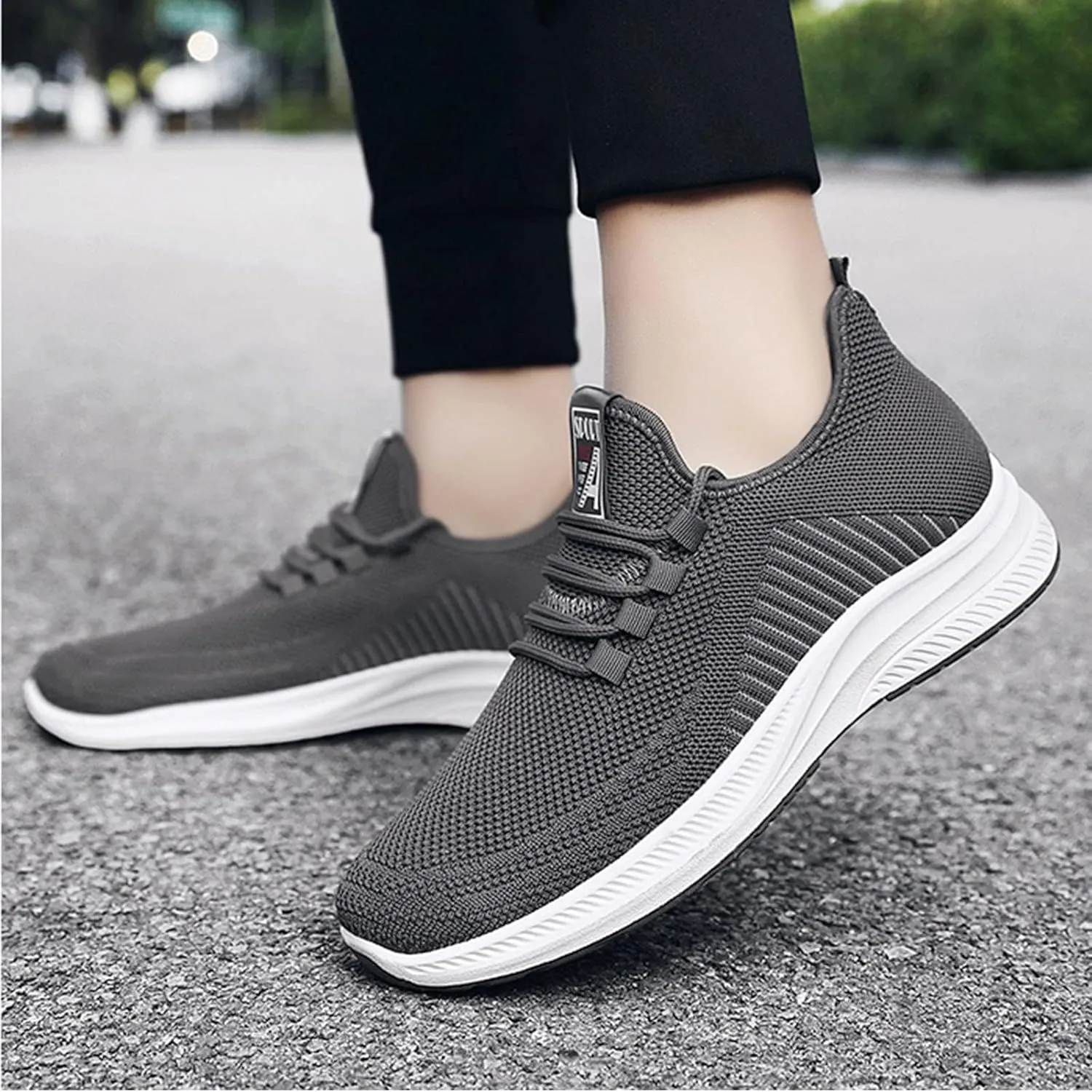 Mens Tennis Shoes Mens Slip on Shoes Sneaker for Men Slip on Shoe for Men Comfortable Running Trail Sneaker