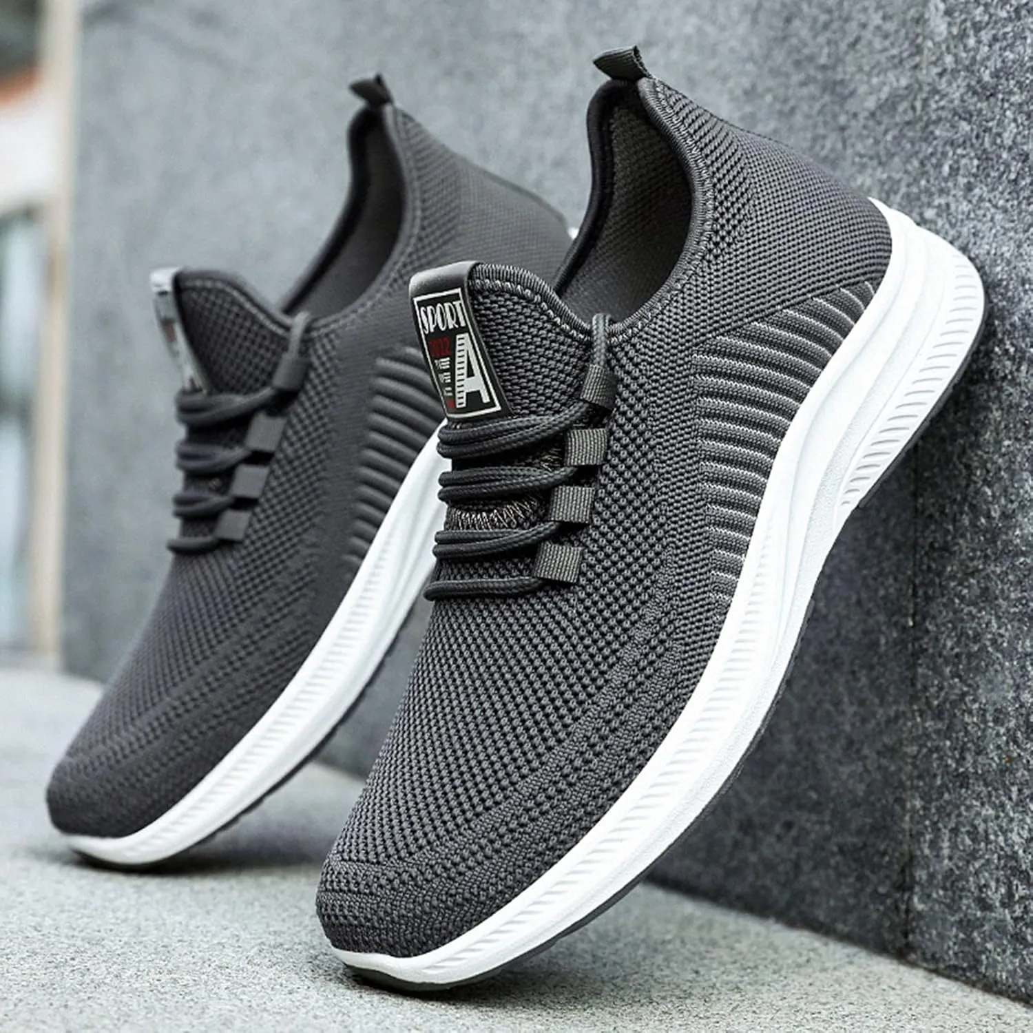Mens Tennis Shoes Mens Slip on Shoes Sneaker for Men Slip on Shoe for Men Comfortable Running Trail Sneaker