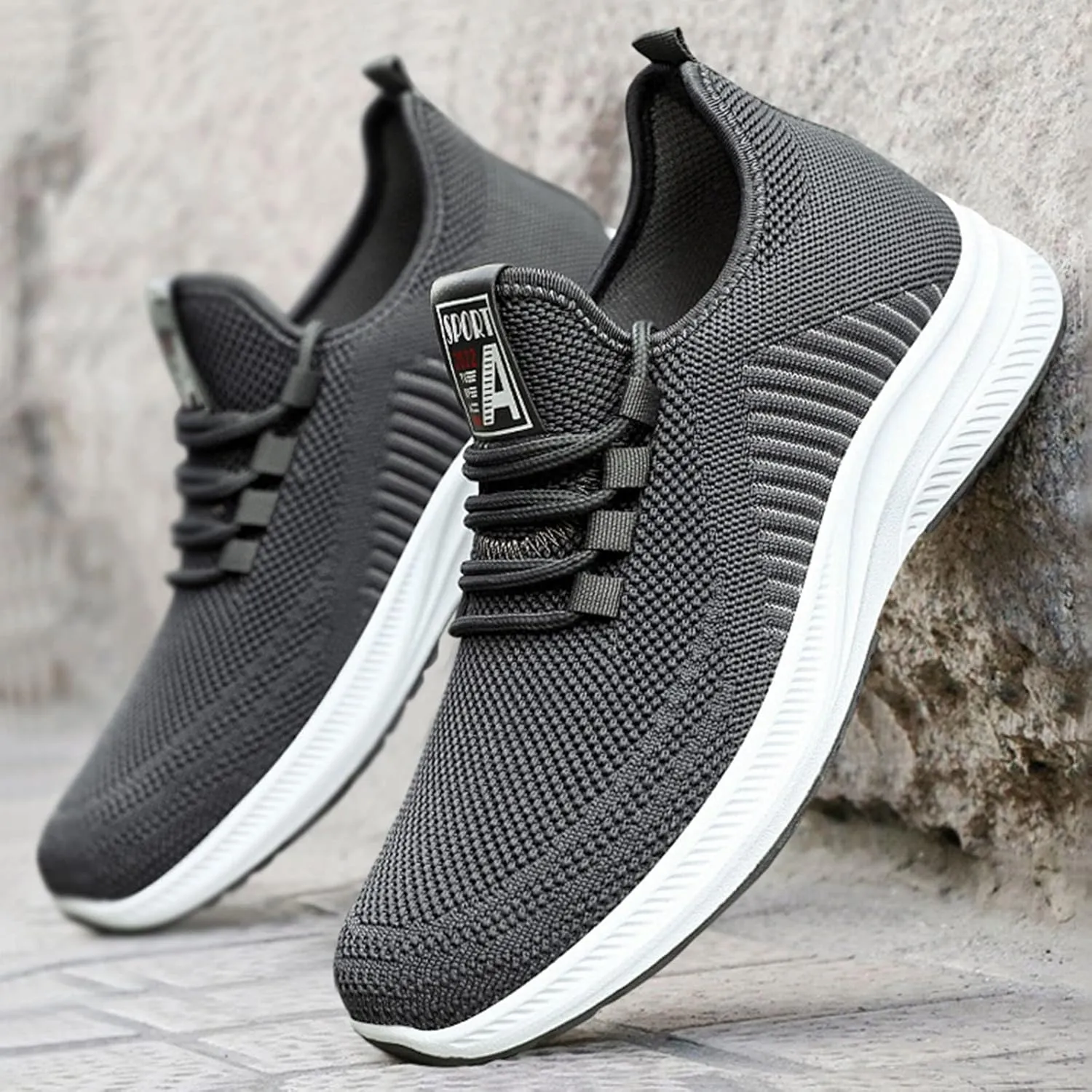 Mens Tennis Shoes Mens Slip on Shoes Sneaker for Men Slip on Shoe for Men Comfortable Running Trail Sneaker