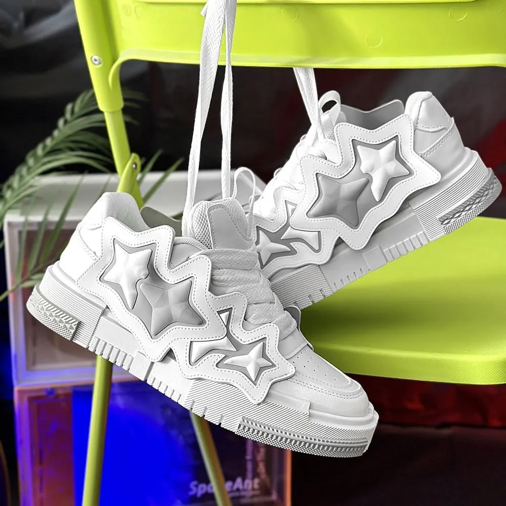 Men's Trendy Street Style Colour Block Skateboard Shoes, Comfy Non Slip Durable Platform Sneakers for Men's Outdoor Activities