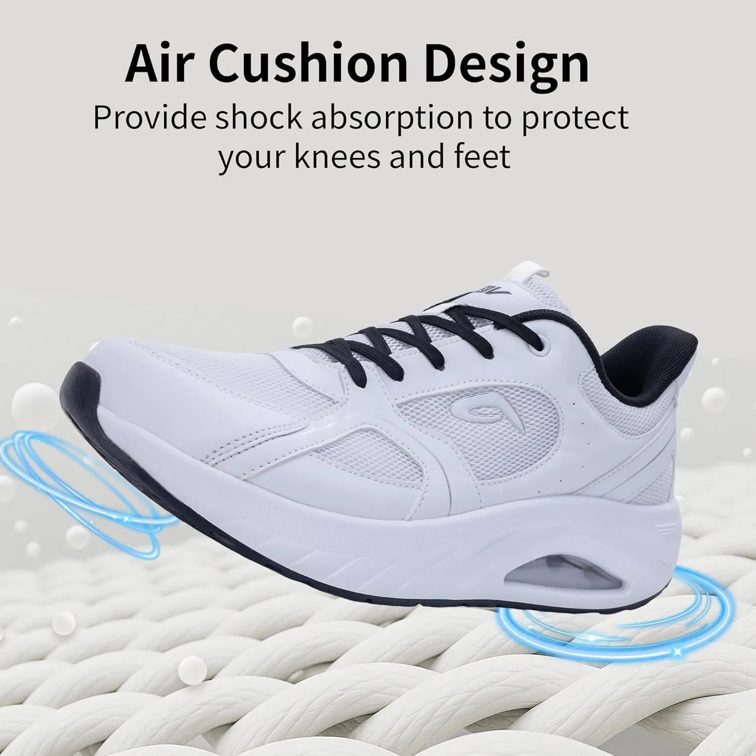 Mens Wide Toe Box Walking Shoes Arch Support Orthotic Tennis Running Sneakers for Plantar Fasciitis Relief US 8-13