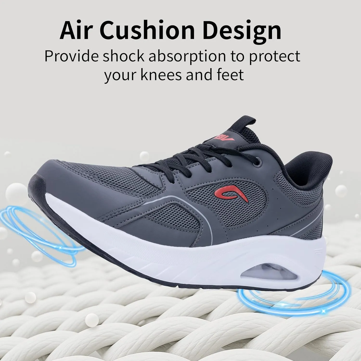Mens Wide Toe Box Walking Shoes Arch Support Orthotic Tennis Running Sneakers for Plantar Fasciitis Relief US 8-13