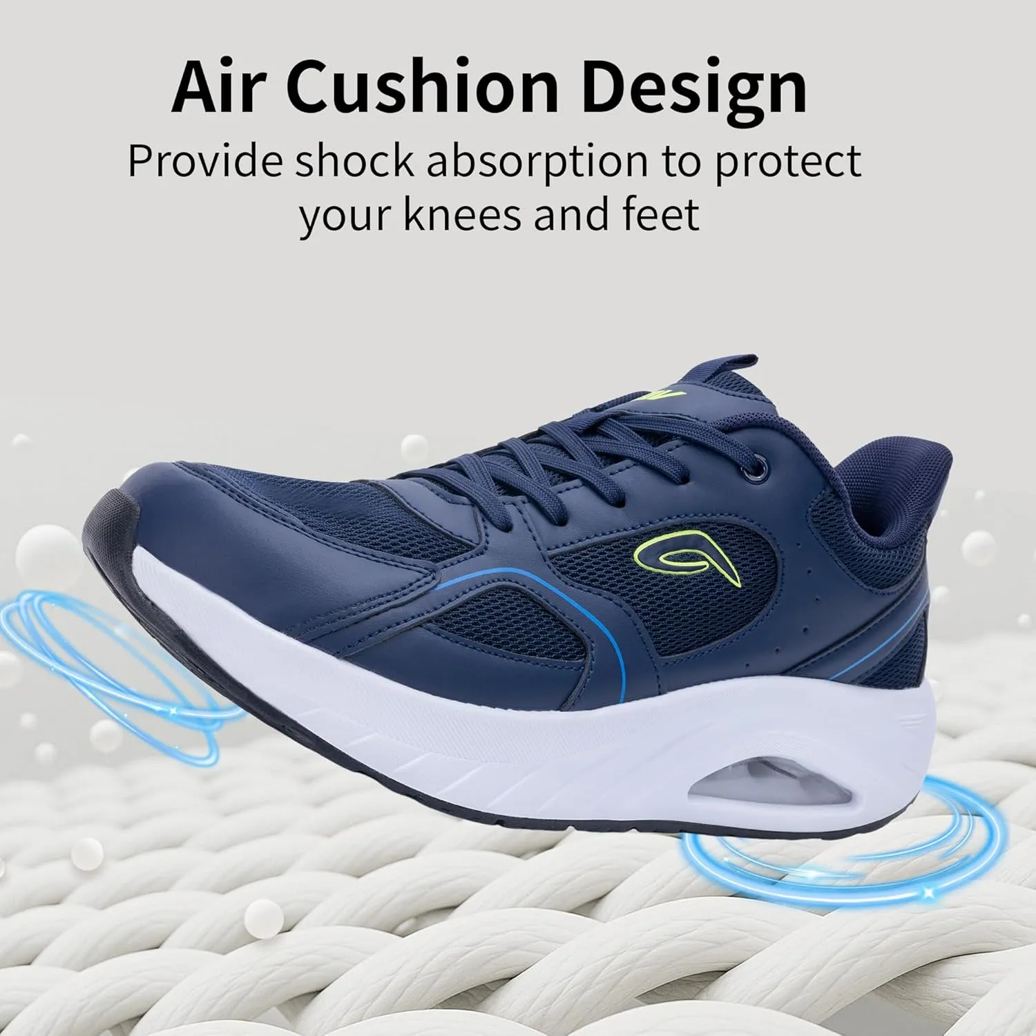 Mens Wide Toe Box Walking Shoes Arch Support Orthotic Tennis Running Sneakers for Plantar Fasciitis Relief US 8-13