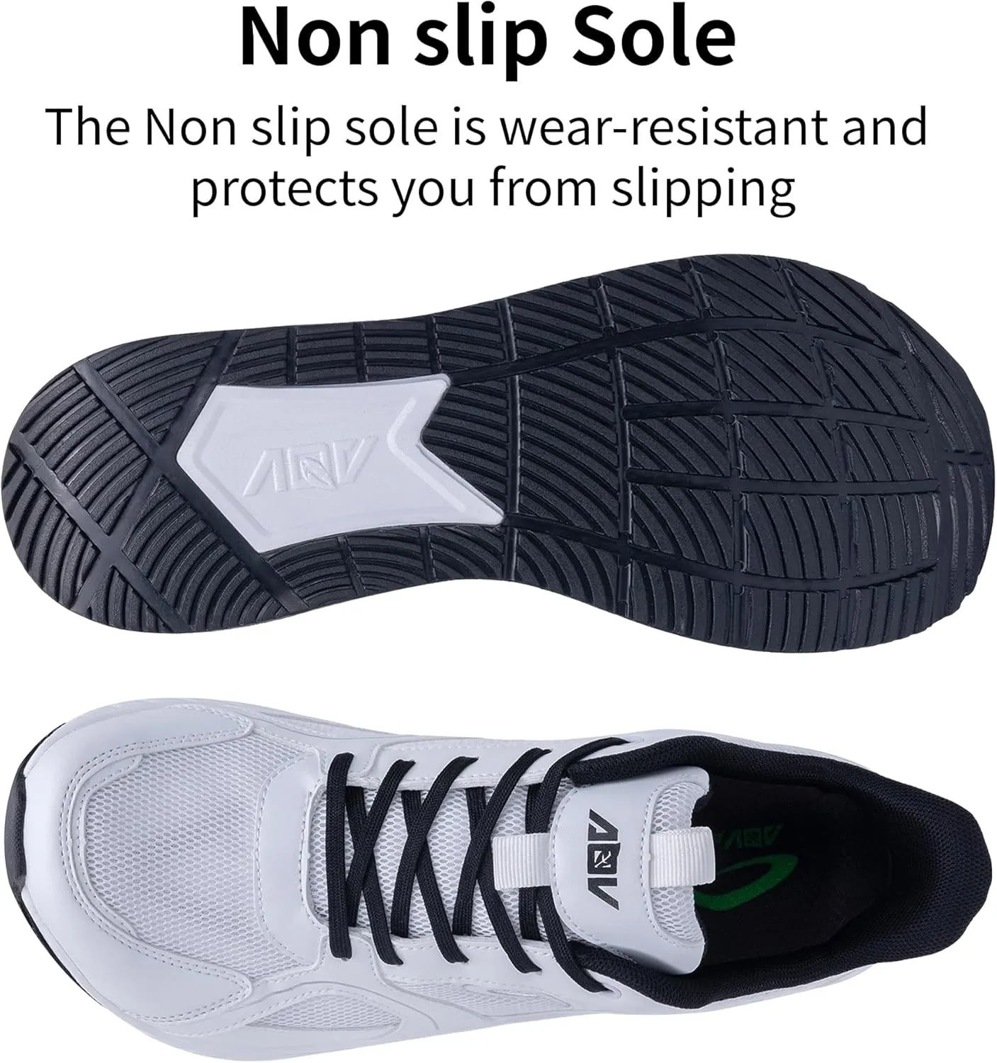 Mens Wide Toe Box Walking Shoes Arch Support Orthotic Tennis Running Sneakers for Plantar Fasciitis Relief US 8-13