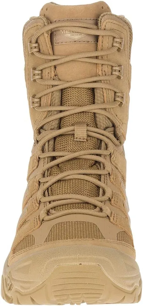Merrell Men’s Strongfield Tactical 6” Waterproof Boots, Breathable & Comfortable Work Combat Hiking Shoes