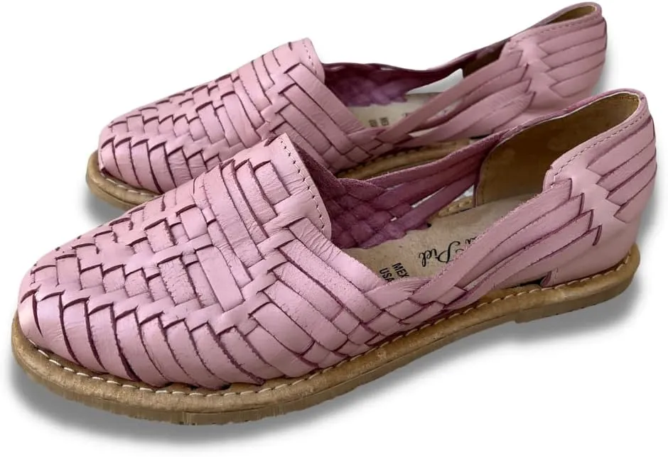 Mexico en la Piel Leather Huarache Sandals. Comfortable Flats For Woman.