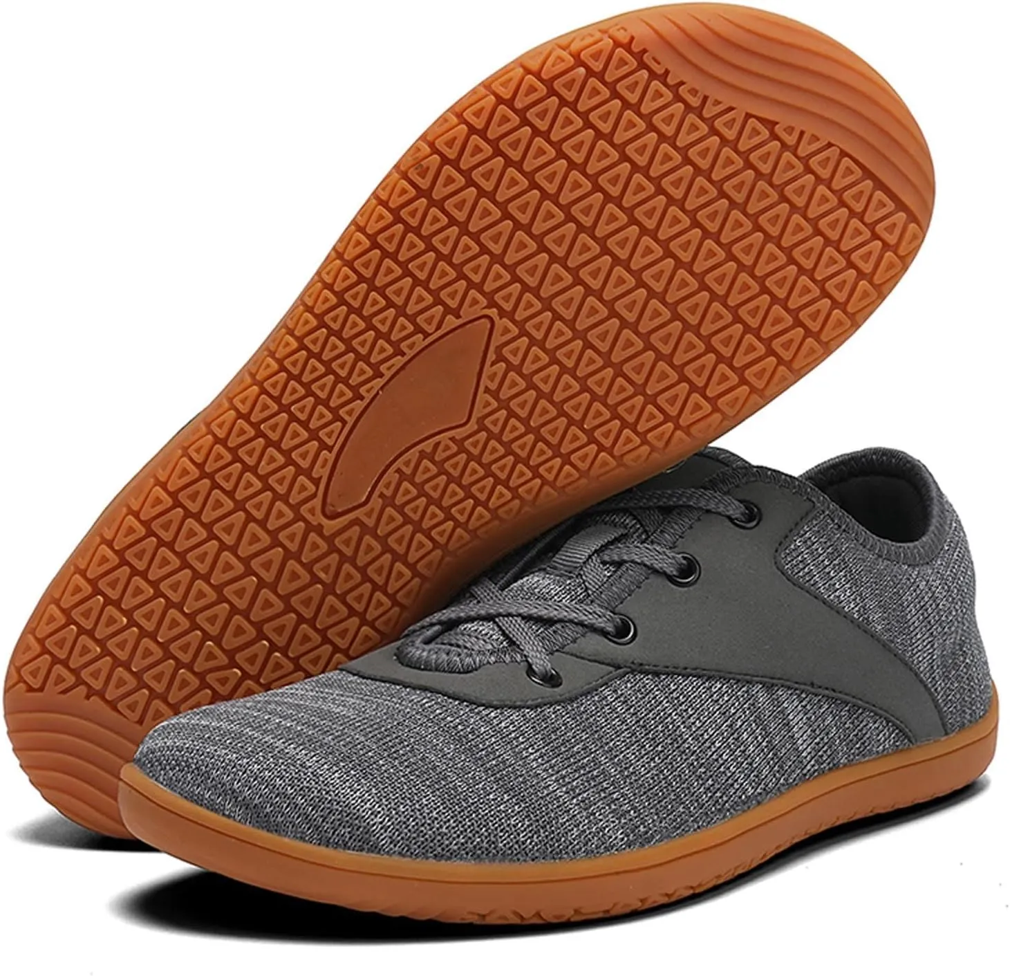 Minimalist Barefoot Shoes Womens Mens | Zero Drop Sole | Wide Toe Box | Fashion Canvas Sneakers Casual Walking Shoes Cross Trainer City Road Running Shoes