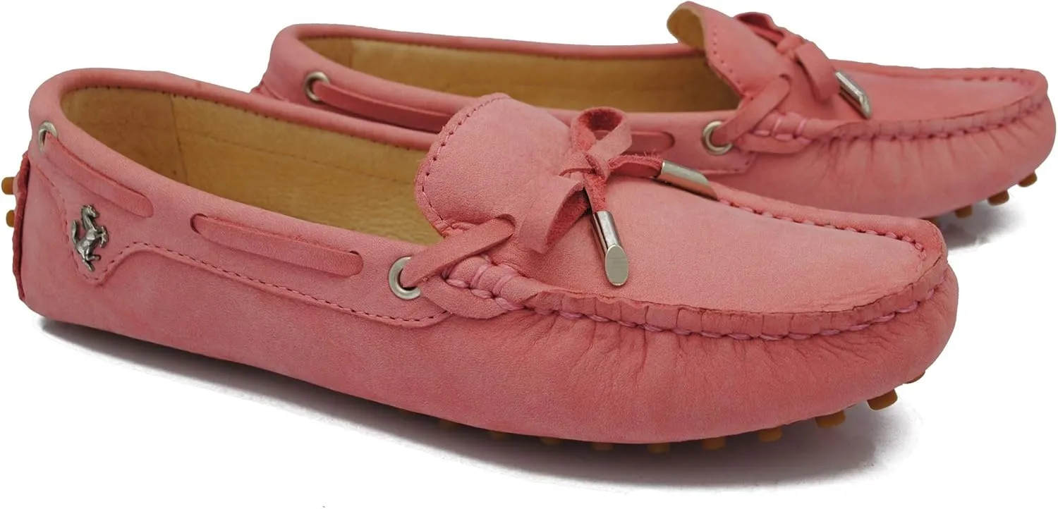 Minishion Boat Shoes for Women Comfortable Leather Loafers YB96010