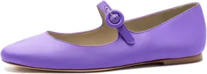 miss left Women Classic Adjustable Single Strap Buckle Mary Jane Flats Round Toe Comfortable Party Dress Daily Shoes Size 4-16 US