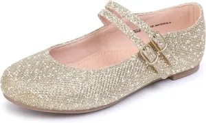 MIXIN Girls Dress Shoes Mary Jane Shoes for Girl Ballet Flats Back to School Princess Wedding Shoes