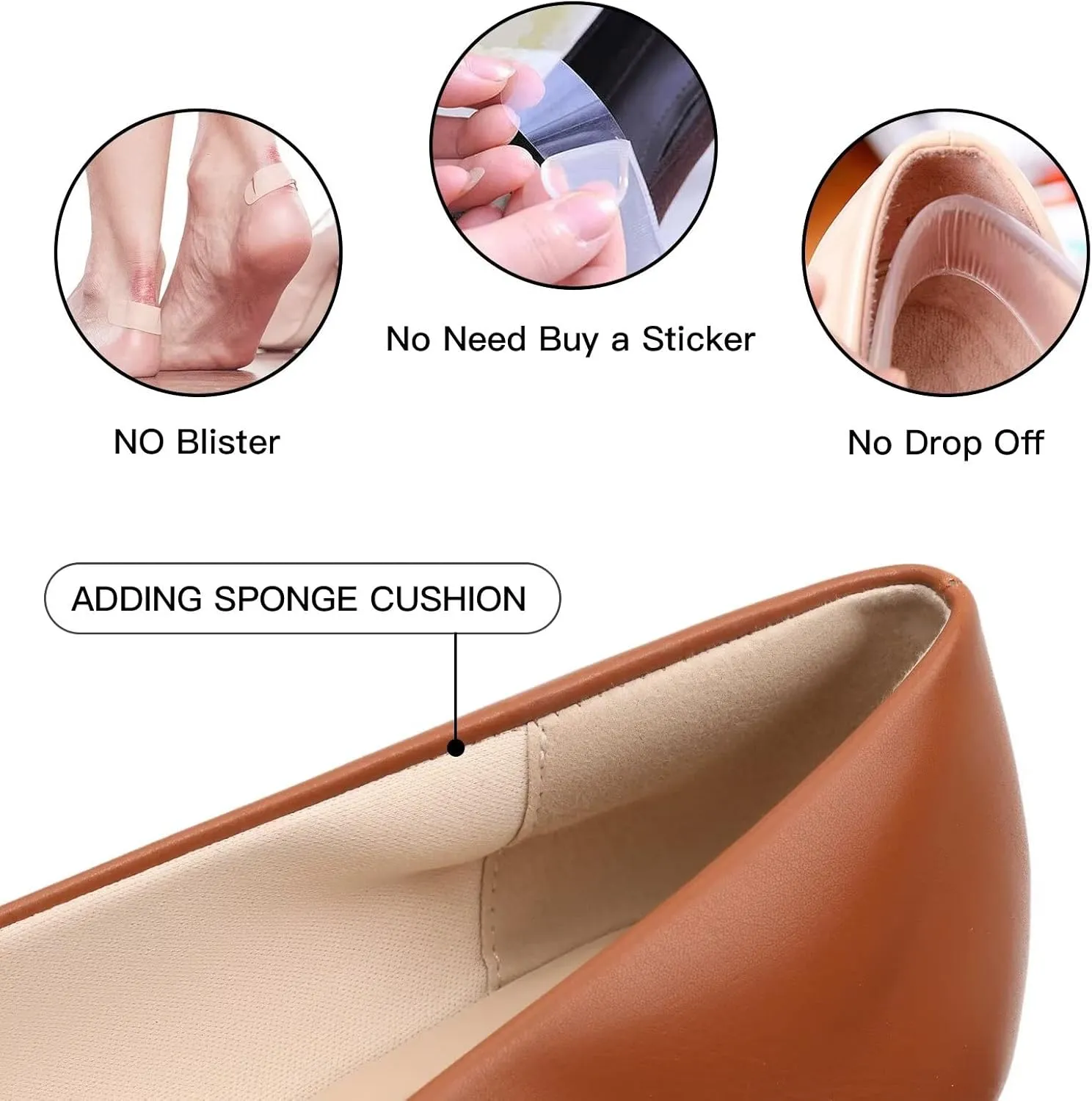 MUSSHOE Loafers for Women Comfortable Pointed Toe Memory Foam Women's Loafers