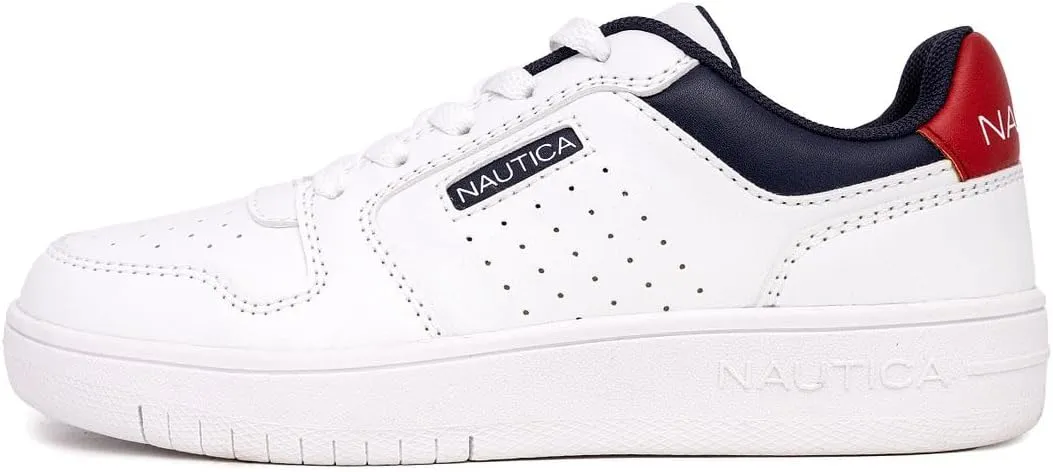 Nautica Boys Low-Top Sneakers, Basketball Tennis Shoes for Kids, Outdoor School Running Shoes - Sizes for Big Kid/Little Kid