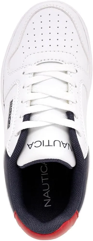 Nautica Boys Low-Top Sneakers, Basketball Tennis Shoes for Kids, Outdoor School Running Shoes - Sizes for Big Kid/Little Kid