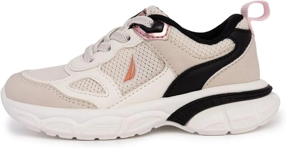 Nautica Kids Boys & Girls Athletic Sneakers - Chunky Cushion Heel Running & Hiking Shoes (Lace-Up/Bungee Slip-On) (Big Kid/Little Kid/Toddler)