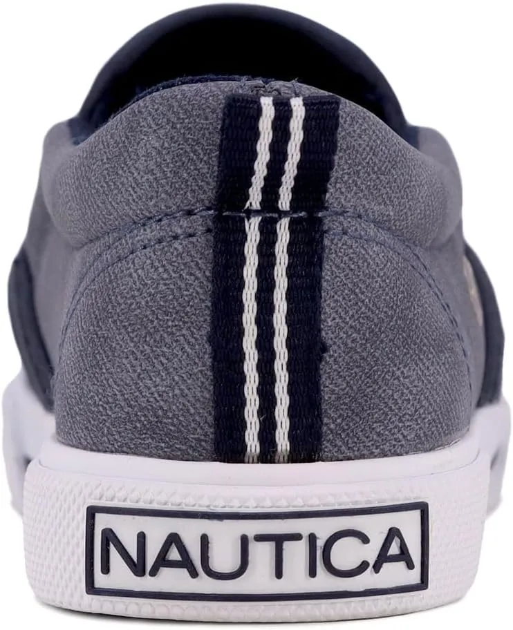 Nautica Kid's Slip-On Casual Shoe Athletic Sneaker - Youth-Toddler Akeley | Boy - Girl | (Big Kid/Little Kid/Toddler)