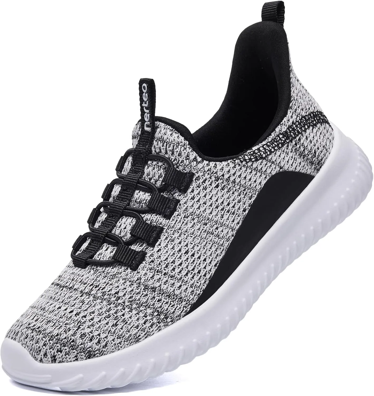 nerteo Boys Girls Sneakers Kids Hands Free Slip On Lightweight Breathable Walking Running Tennis Athletic Summer Shoes for Little/Big Kid
