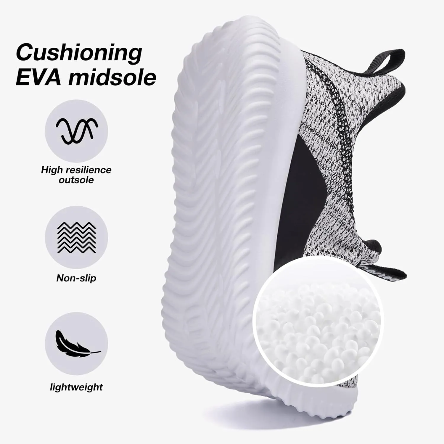 nerteo Boys Girls Sneakers Kids Hands Free Slip On Lightweight Breathable Walking Running Tennis Athletic Summer Shoes for Little/Big Kid