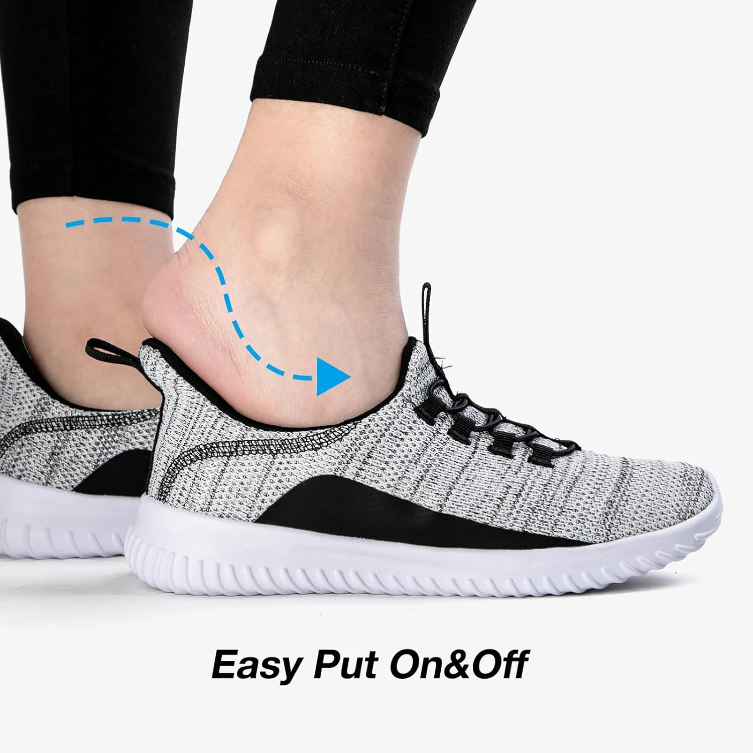 nerteo Boys Girls Sneakers Kids Hands Free Slip On Lightweight Breathable Walking Running Tennis Athletic Summer Shoes for Little/Big Kid