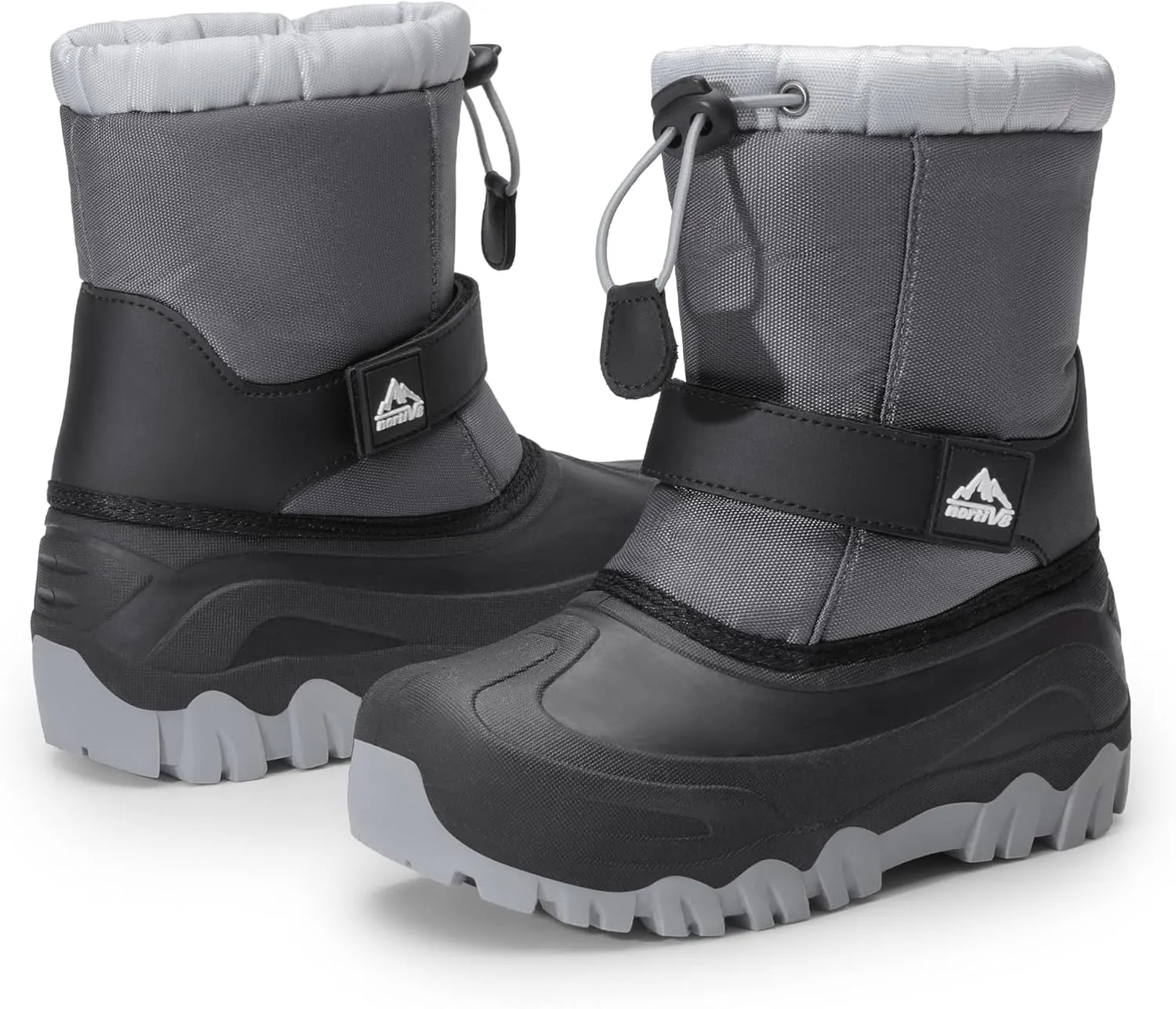 NORTIV 8 Kids Snow Boots Boy's Girl's Waterproof Cold Weather Classic Booties Hiking Outdoor Shoes (Little Kids/Big Kids)