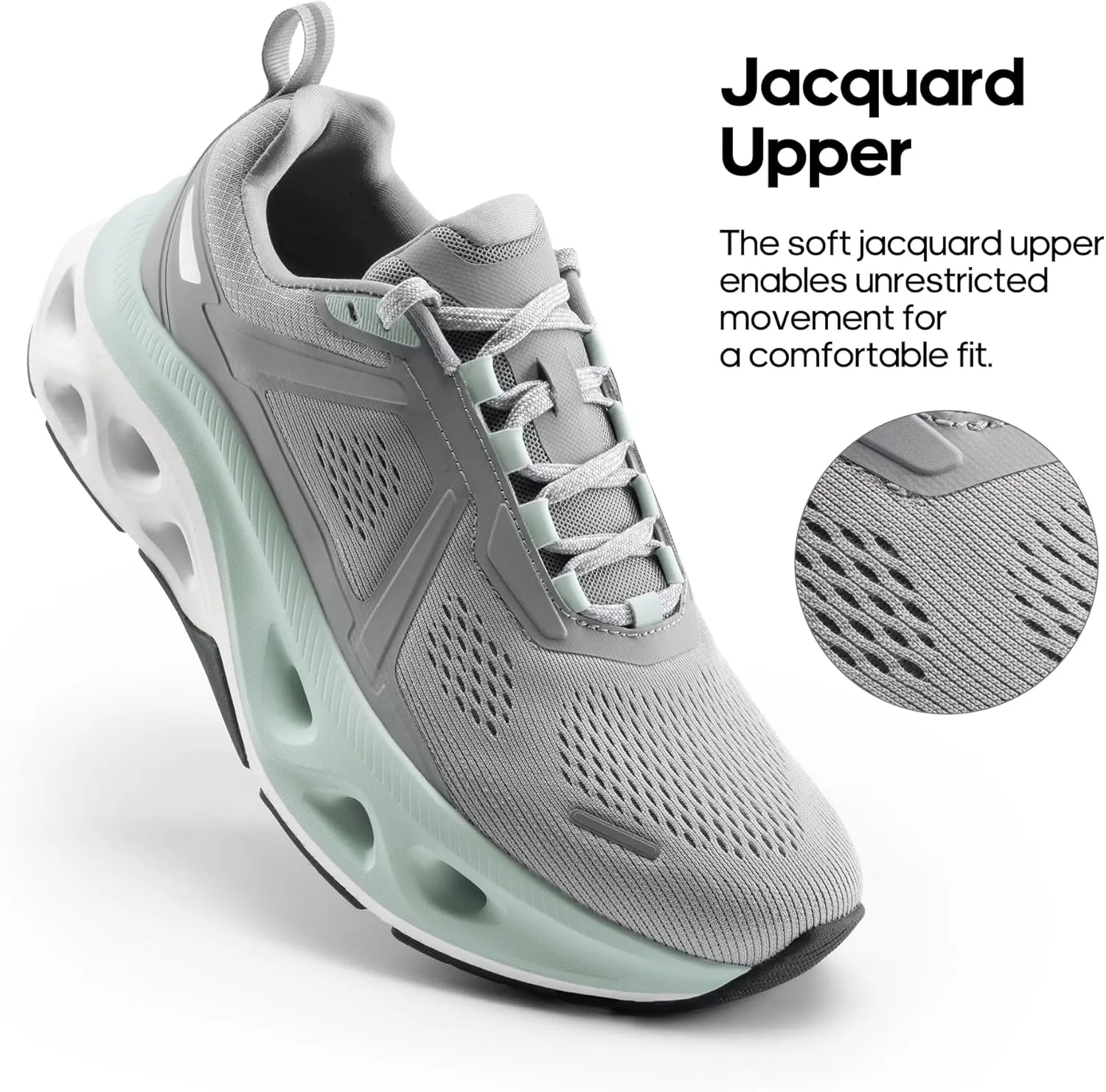 NORTIV 8 Men's Comfortable Walking Shoes MovePropel Athletic Breathable Gym Workout Tennis Jogging Cross Training Non Slip Fashion Running Sneakers