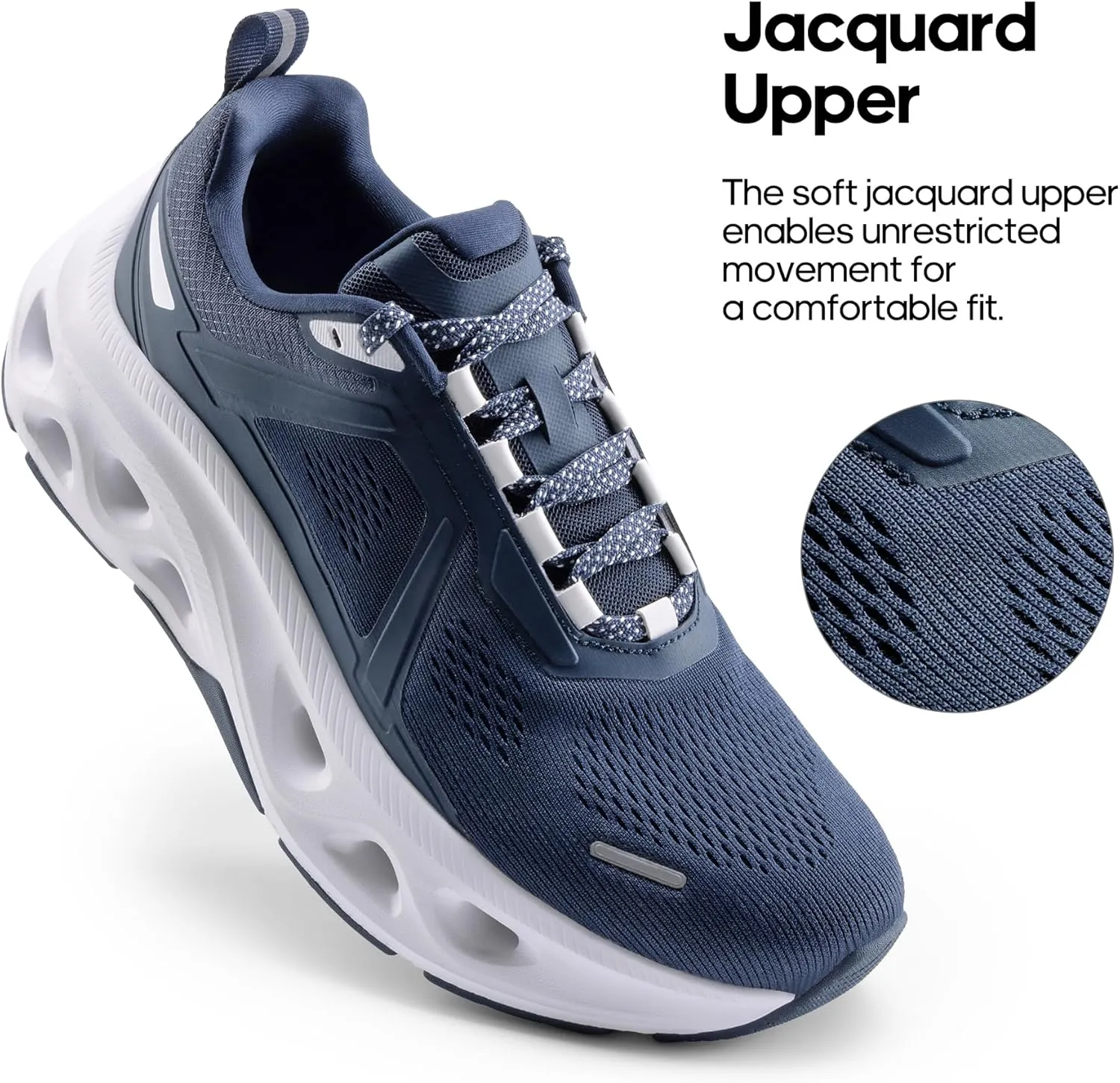 NORTIV 8 Men's Comfortable Walking Shoes MovePropel Athletic Breathable Gym Workout Tennis Jogging Cross Training Non Slip Fashion Running Sneakers