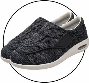 Orthopedic Shoes for Mens Running Walking Slip On Sneakers Plantar Fasciitis Supportive Fashion Boat Shoes for Flat Feet Comfortable Slip-On Sneakers