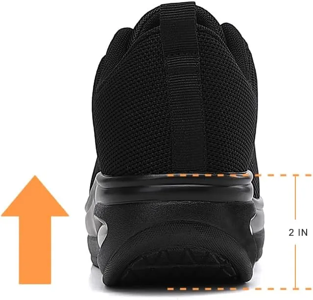 Oude Sneakers for Women Comfortable | Shoes for Women Traveling | 2 Inch Air Cushion Rocker Bottom