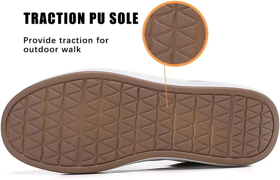 Oude Sneakers for Women Comfortable | Shoes for Women Traveling | 2 Inch Air Cushion Rocker Bottom