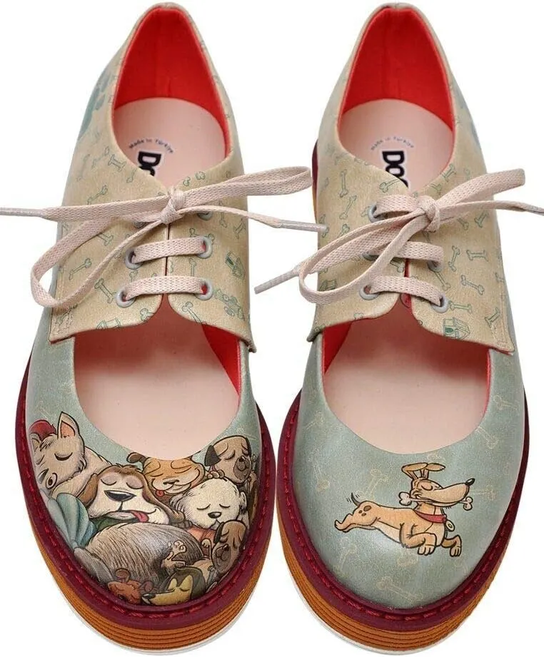 Personalize Your Life - PENCY Printed Retro Ballerinas - Casual,Elegant and Original Style - Vegan, Handmade, Environmentally Friendly, Breathable