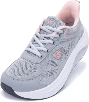 PERSOUL Wide Toe Box Shoes Women Arch Support Walking Sneakers Comfoty Orthotic Tennis Running Shoes for Plantar Fasciitis Bunions US 6-11