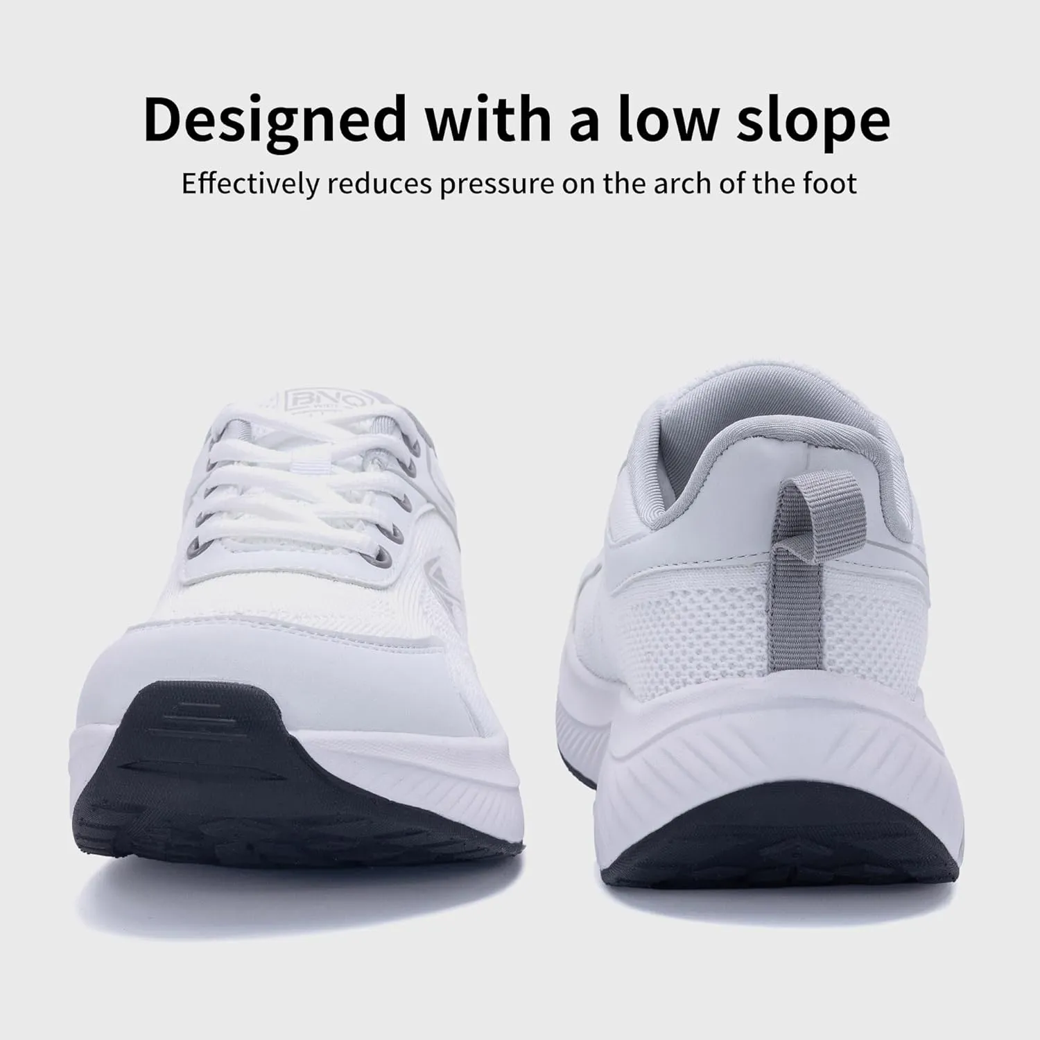 PERSOUL Wide Toe Box Shoes Women Arch Support Walking Sneakers Comfoty Orthotic Tennis Running Shoes for Plantar Fasciitis Bunions US 6-11