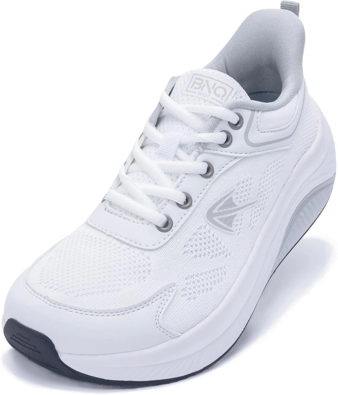 PERSOUL Wide Toe Box Shoes Women Arch Support Walking Sneakers Comfoty Orthotic Tennis Running Shoes for Plantar Fasciitis Bunions US 6-11