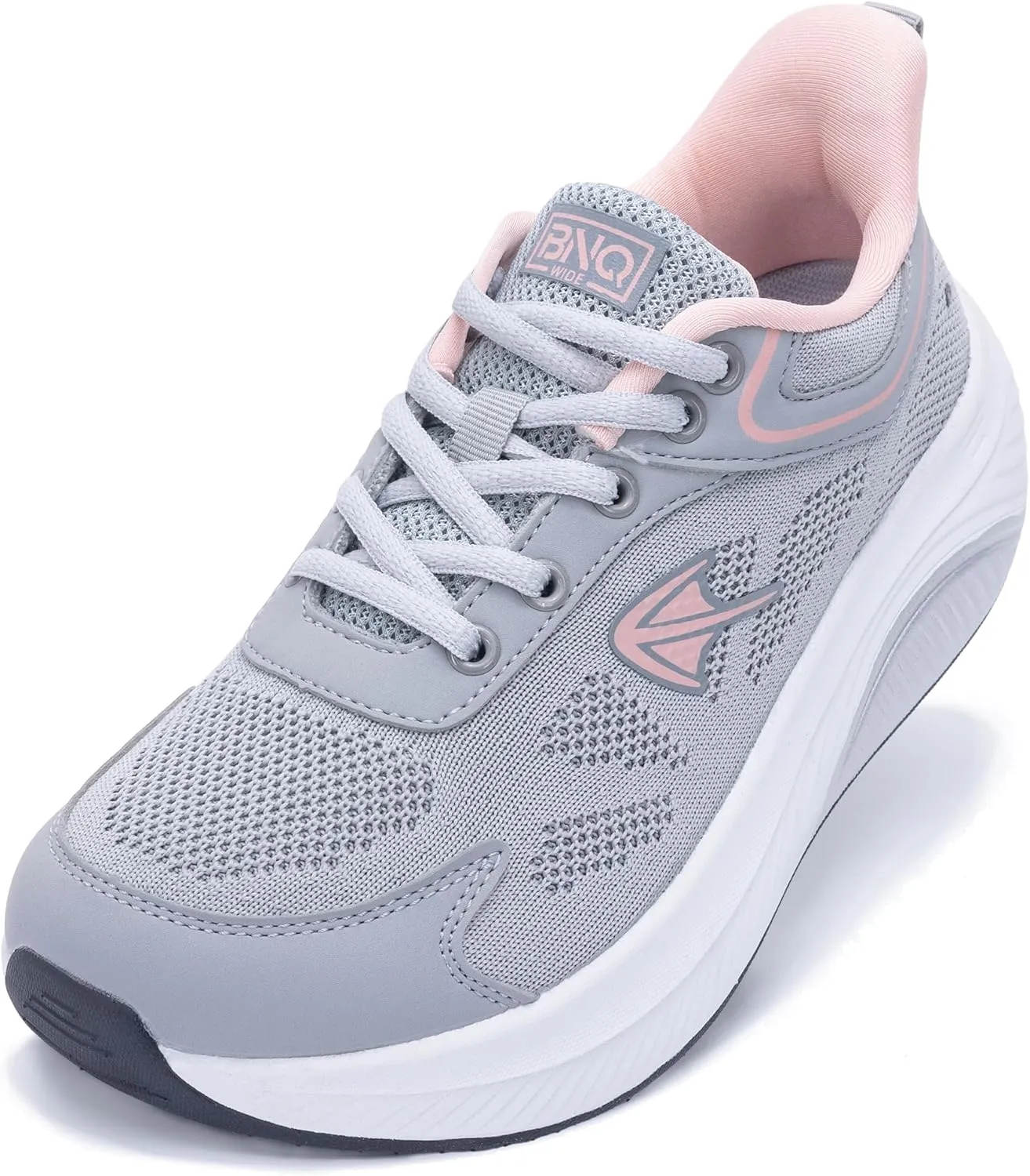 PERSOUL Wide Toe Box Shoes Women Arch Support Walking Sneakers Comfoty Orthotic Tennis Running Shoes for Plantar Fasciitis Bunions US 6-11