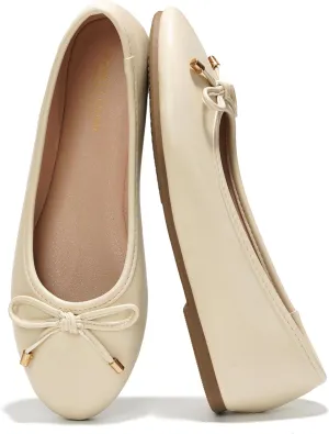 Project Cloud Ballet Flats for Women - Crystal-Embellished Mesh Ballet Flats for Women Footwear - Non-Slip Mary Jane Shoes with Memory Foam - Casual Footwear for All-Day Comfort (Amity)