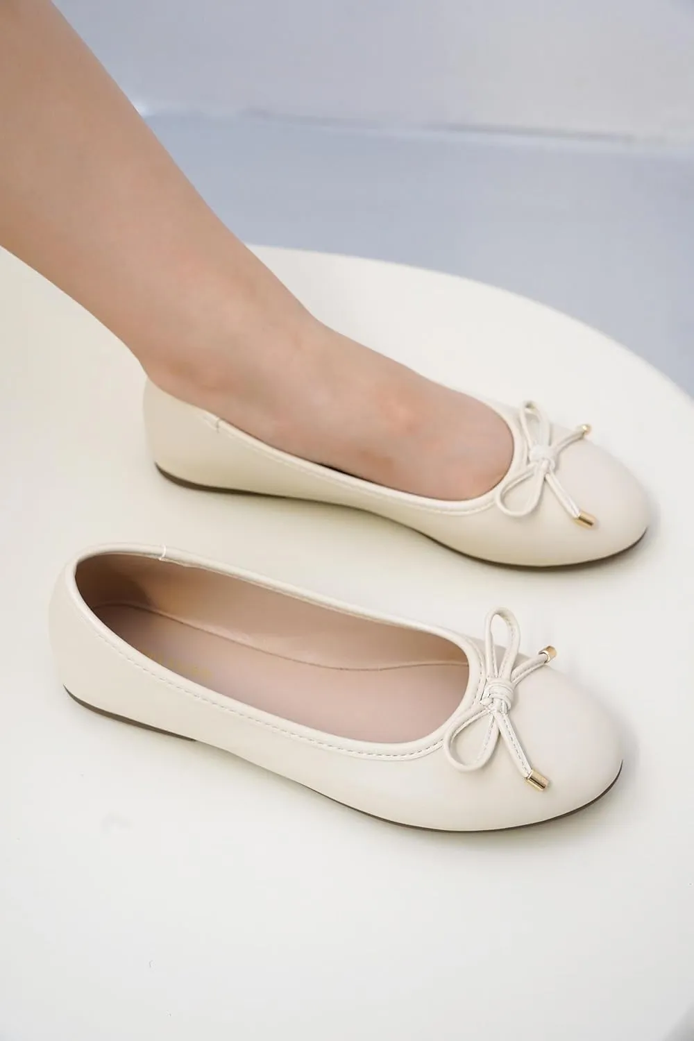 Project Cloud Ballet Flats for Women - Crystal-Embellished Mesh Ballet Flats for Women Footwear - Non-Slip Mary Jane Shoes with Memory Foam - Casual Footwear for All-Day Comfort (Amity)