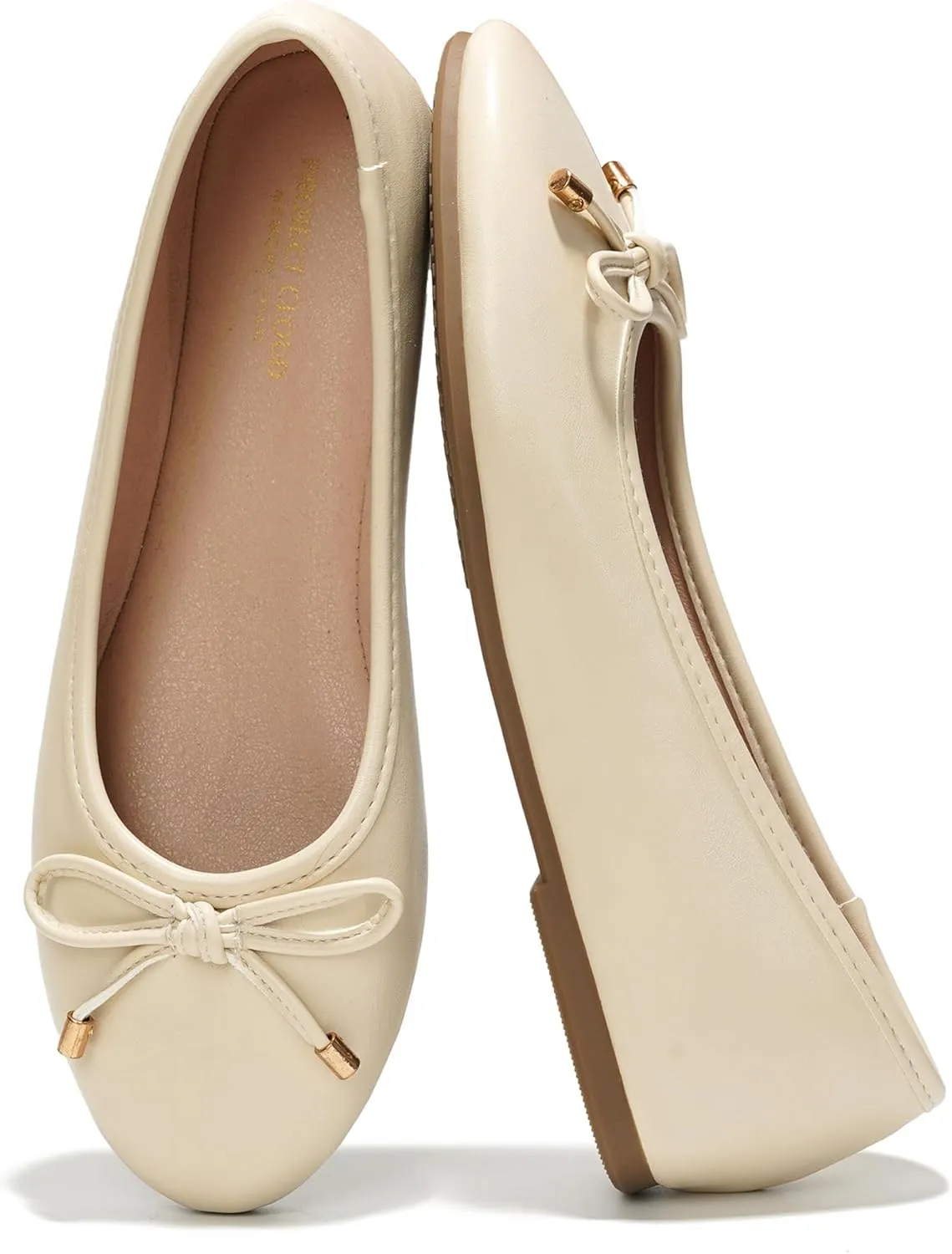 Project Cloud Ballet Flats for Women - Crystal-Embellished Mesh Ballet Flats for Women Footwear - Non-Slip Mary Jane Shoes with Memory Foam - Casual Footwear for All-Day Comfort (Amity)