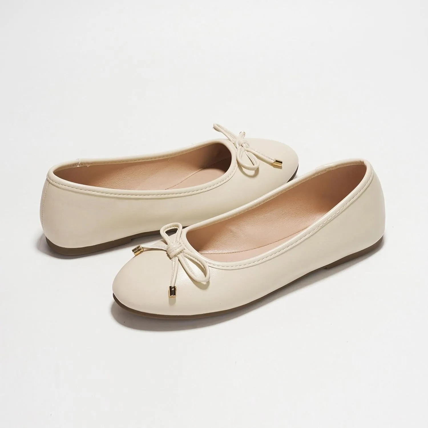 Project Cloud Ballet Flats for Women - Crystal-Embellished Mesh Ballet Flats for Women Footwear - Non-Slip Mary Jane Shoes with Memory Foam - Casual Footwear for All-Day Comfort (Amity)