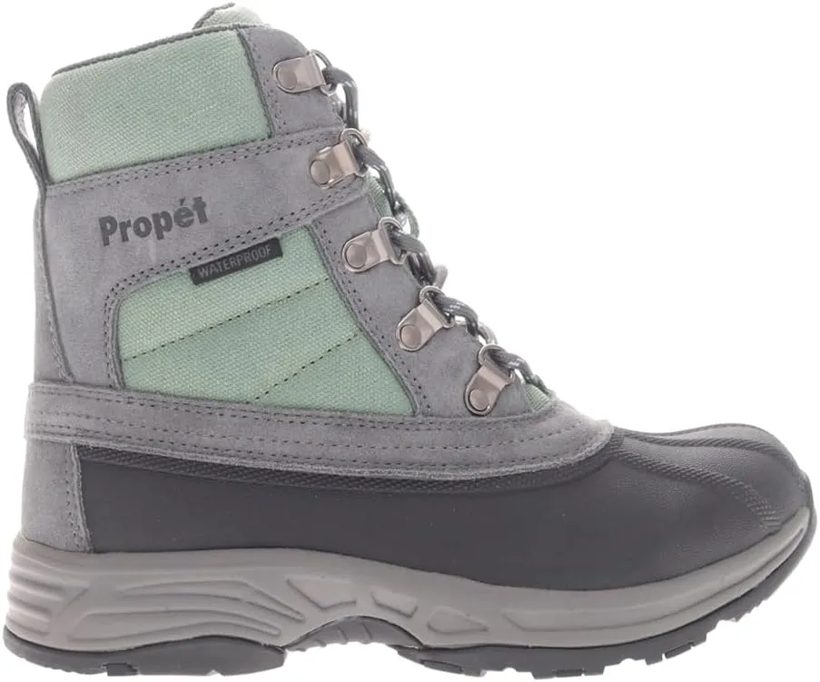 Propet Womens Cortland Snow Casual Boots Low Heel 1-2" - Black