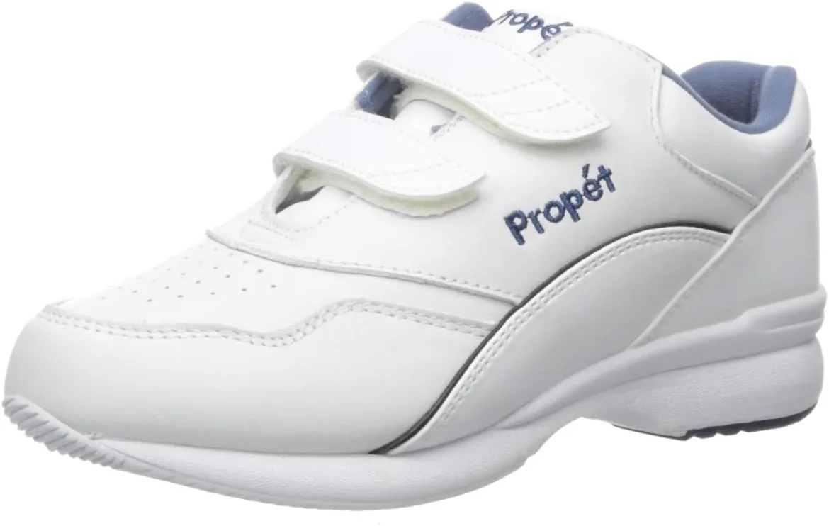 Propet Womens Tour Walker Strap Walking Walking Sneakers Shoes - Black