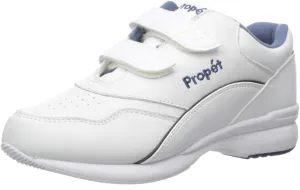 Propet Womens Tour Walker Strap Walking Walking Sneakers Shoes - Black