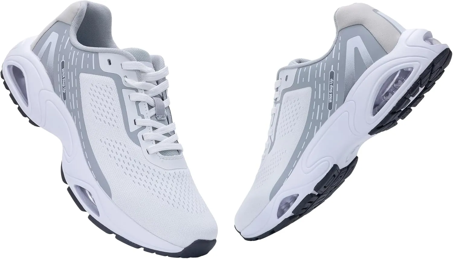 Quseek Mens Running Shoes Athletic Tennis Sneakers Air Arch Support Non Slip Lightweight Breathable for Gym Jogging Walking Sports Size 7-13