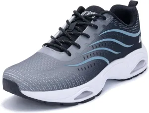 Quseek Mens Running Shoes Athletic Tennis Sneakers Air Arch Support Non Slip Lightweight Breathable for Gym Jogging Walking Sports Size 7-13